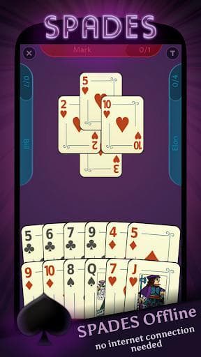 Spades - Offline Free Card Games screenshot 2