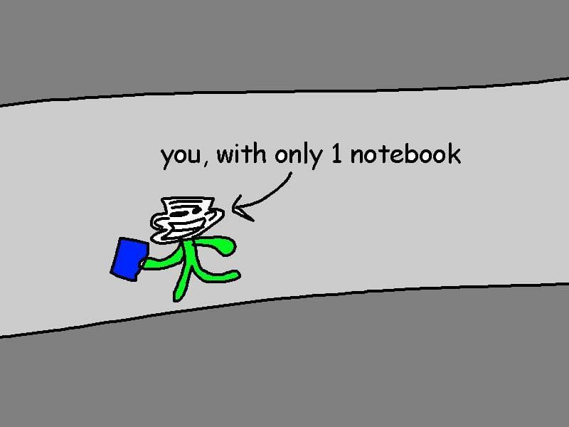 Baldis Basics, but you only need 1 notebook. screenshot 3