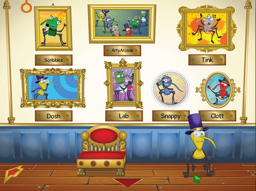 Bin Weevils Arty Arcade screenshot 6
