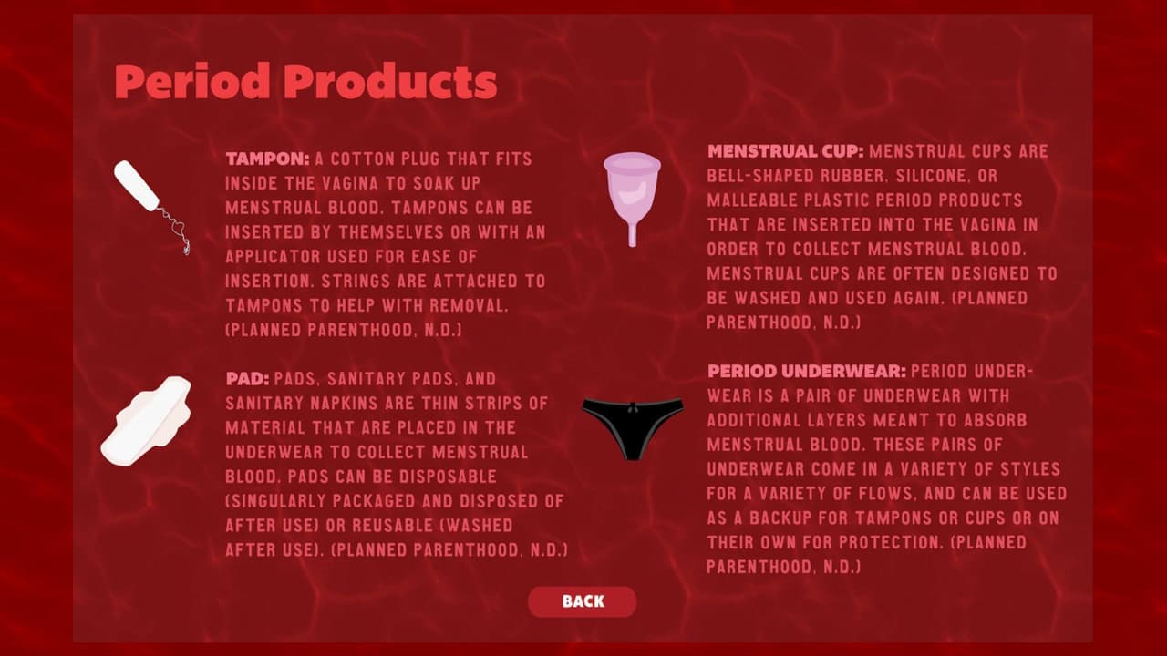 Menses: The Game (Molly Eisenback)