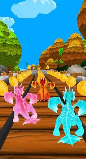 Flying Dragon Run - Dragon World Dino Simulator screenshot 6