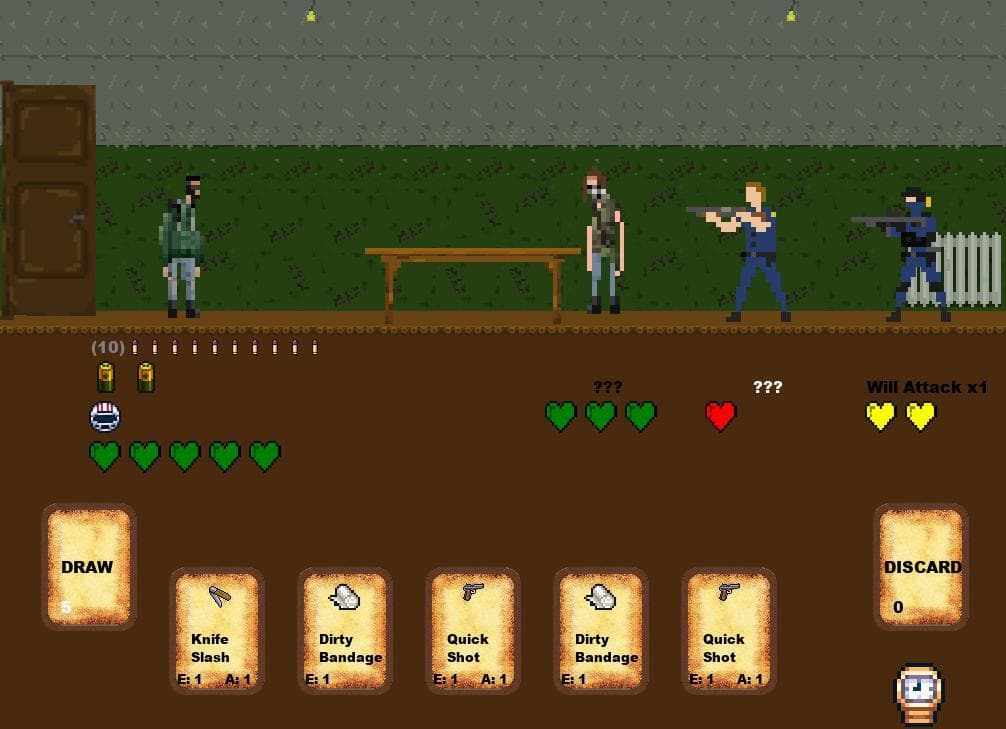 Survivalist Card Battler Tech Demo screenshot 2