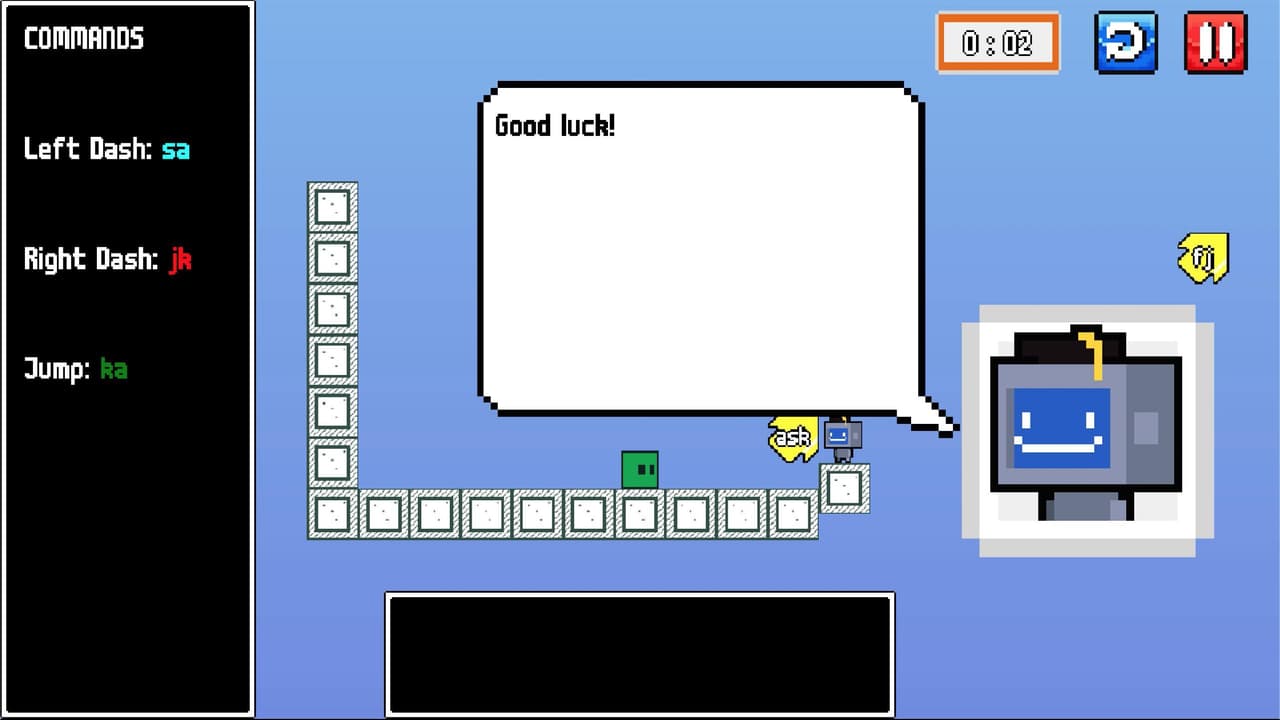 Click Clack Typing Demo screenshot 2