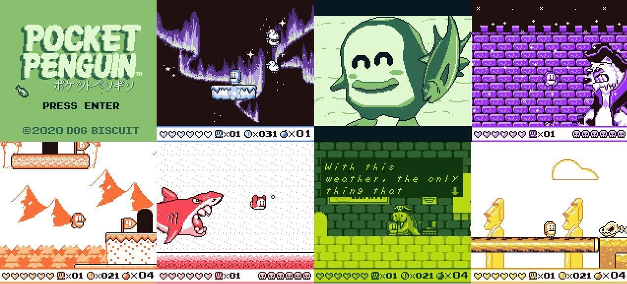 Pocket Penguin: A Game Boy Style Adventure