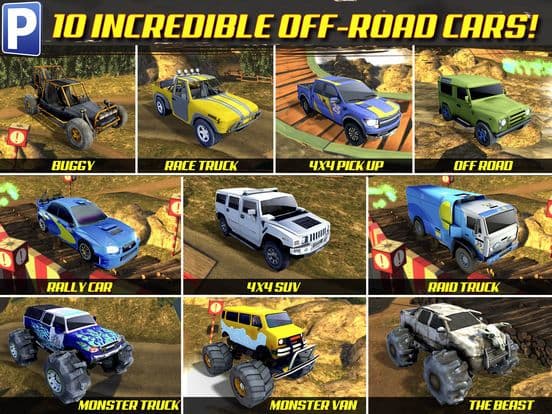 Offroad 4x4 Truck Trials Parking Simulator a Real Car Stunt Driving Racing Sim screenshot 3