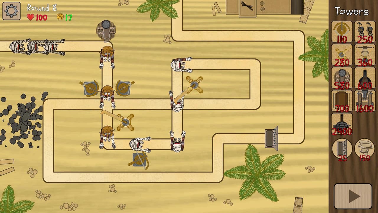 Pyramid Tower Defense screenshot 2