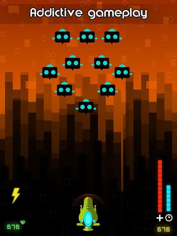 Radiant Fighter - Free Galaxy Wars & Alien Invasion Game screenshot 5