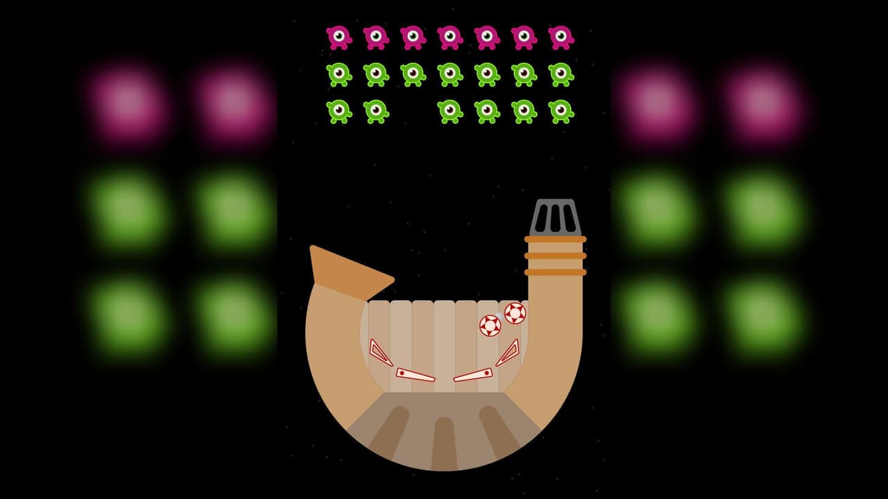 A balls hard fought battle against some devious space fiends in: Space Ball!