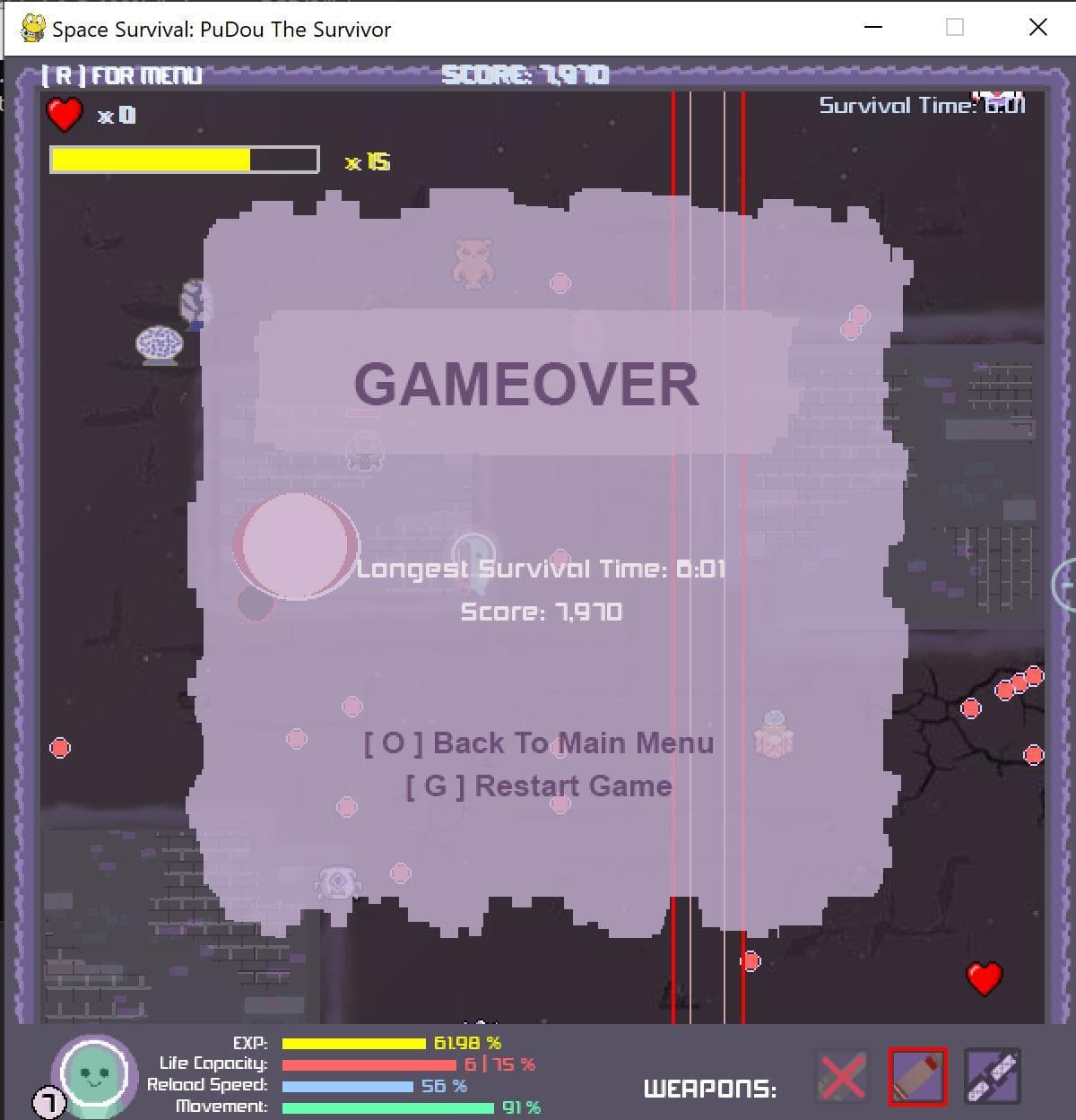 Space Survival PuDou The Survivor screenshot 2
