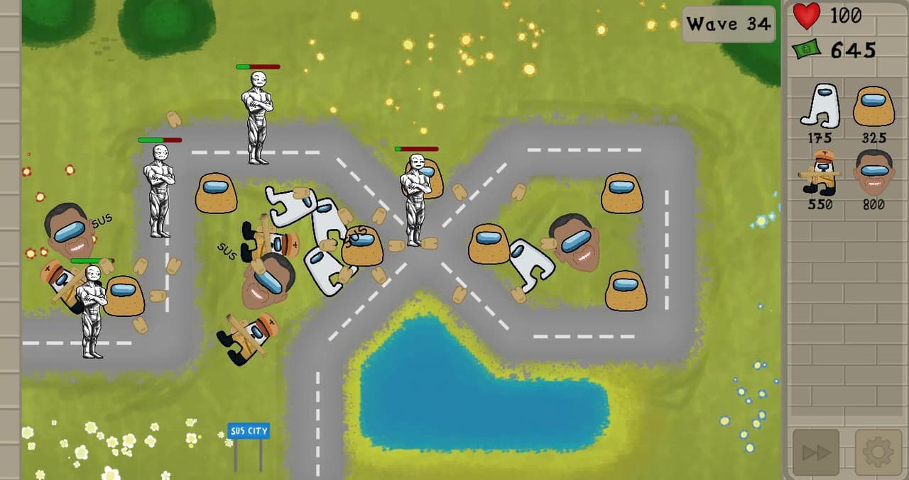 Amogus Tower Defense 2 screenshot 3