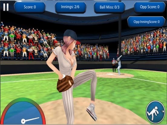 Baseball Game HomeRun screenshot 2