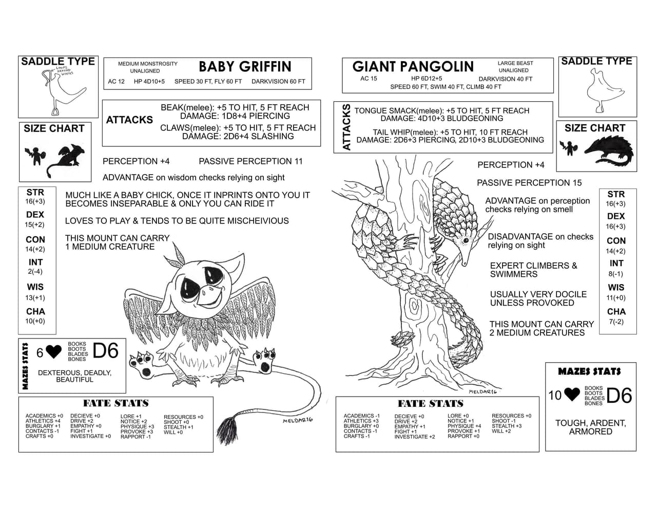Atera Redux zine issue 1: Monsters