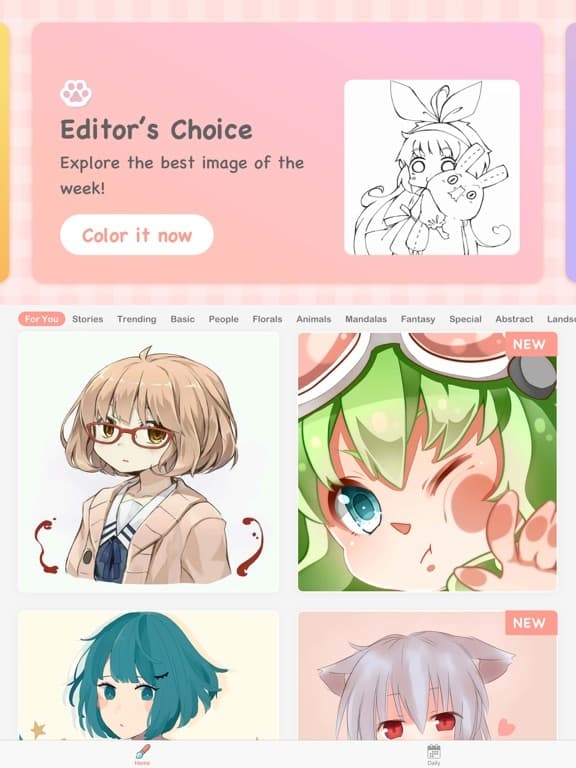 Anime Paint - Color By Number screenshot 3