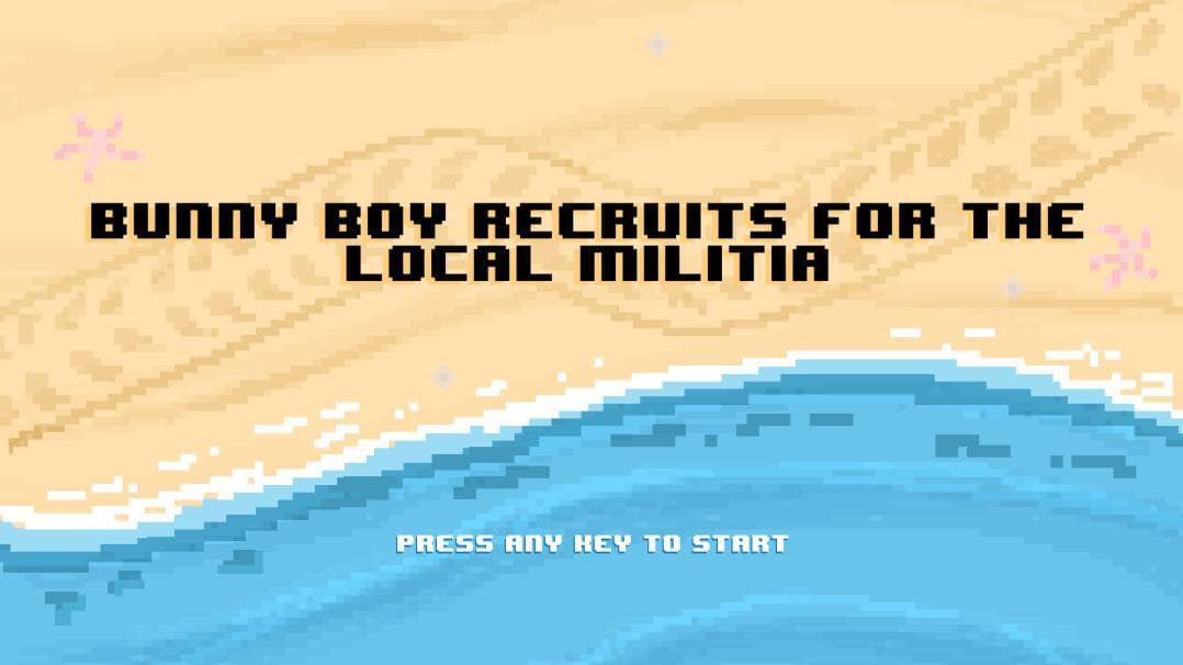 Bunny Boy Recruits For the Local Militia