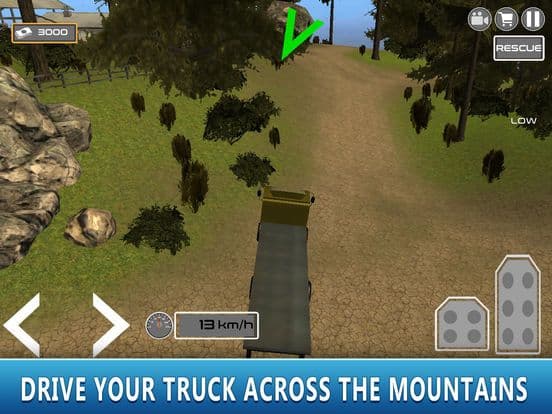 Semi Truck 4x4 Off-road Race Simulator Full screenshot 2