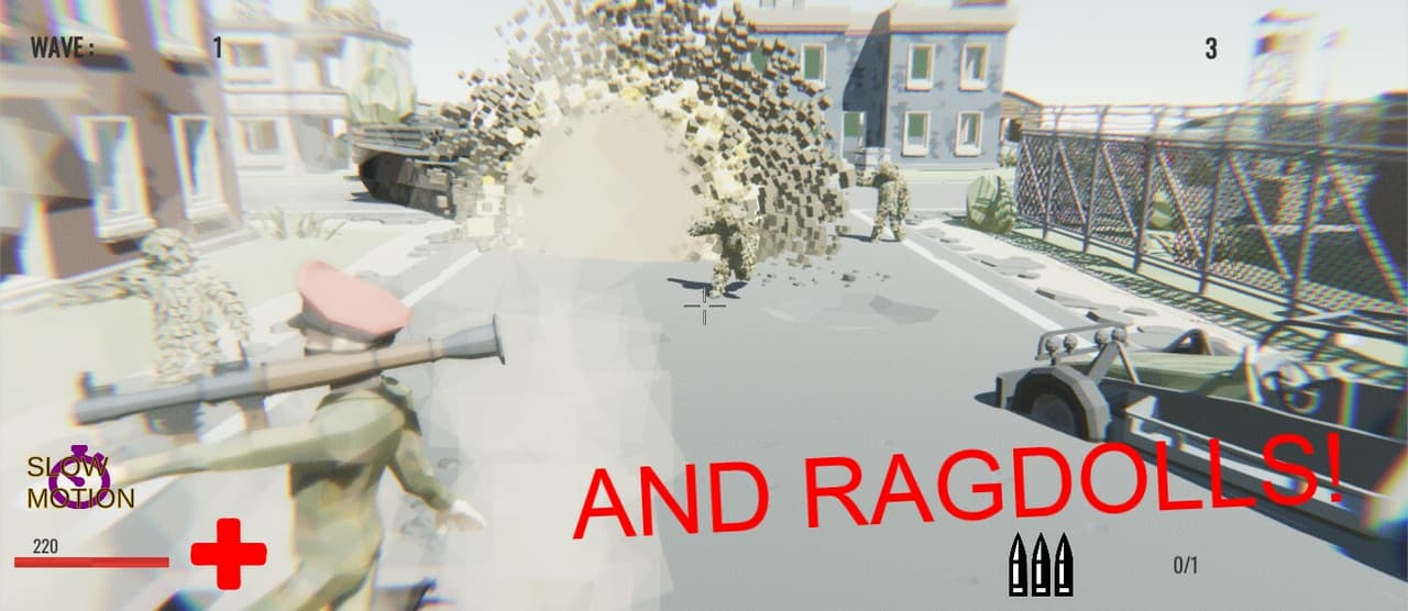 RAGDOLLS N EXPLOSIONS screenshot 3