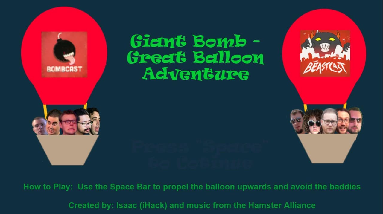 Giant Bomb - Great Balloon Adventure