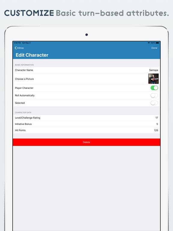 Initrax d20 Initiative Tracker screenshot 3