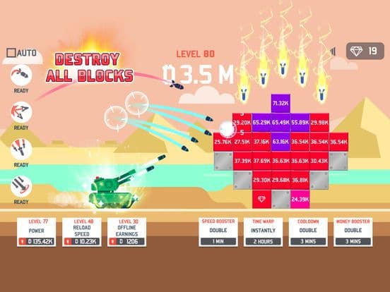 Idle Tank vs. Blocks screenshot 3