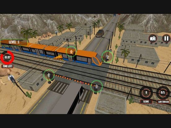 Railroad Crossing Train Sim 3D screenshot 2