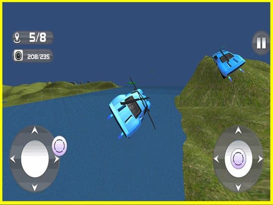 Flying Car Helicopter - Future Driving Stunts - Airplane Flight Pilot screenshot 4