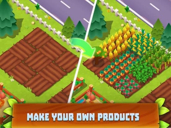 Supermarket Village—Farm Town screenshot 3