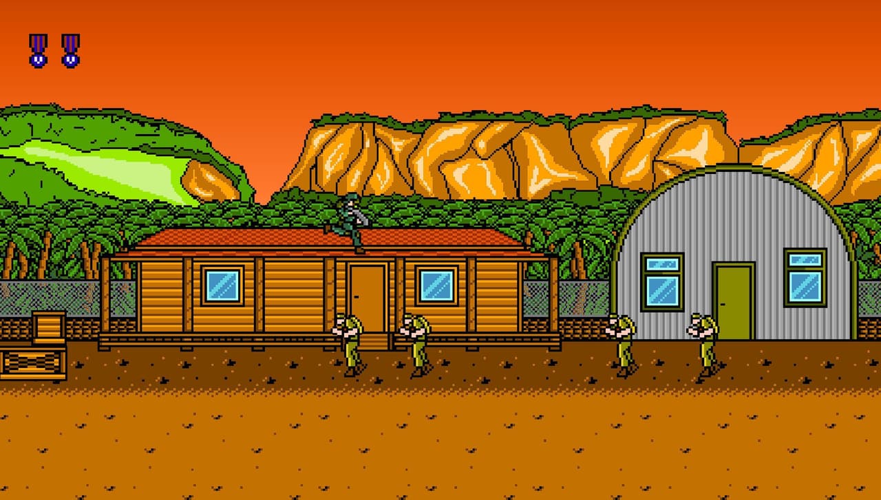 2D NES Style Shooter like Contra screenshot 2