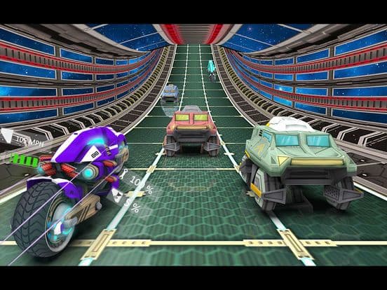 Futuristic Bike Racing Rider screenshot 4