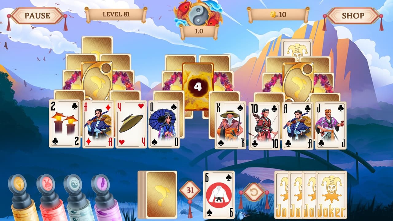 Samurai Solitaire. Threads of Fate screenshot 3