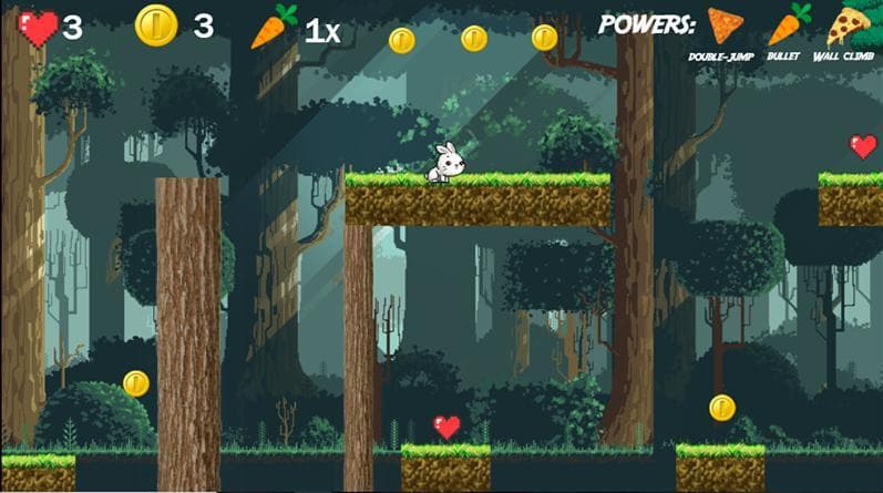 Rabbit - an adventure in the forest screenshot 2