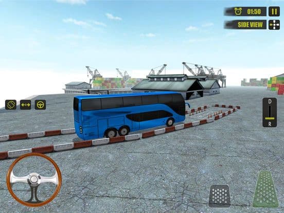 Coach Bus Night Parking 3D – Driving Game screenshot 4