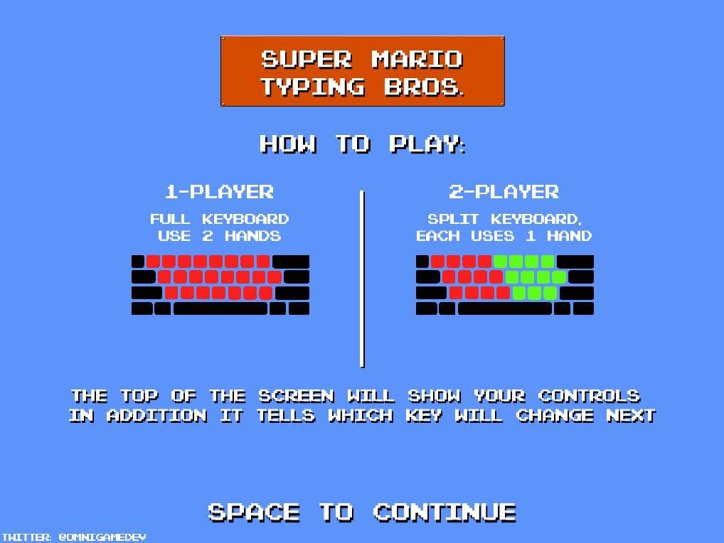 Super Mario Typing Bros screenshot 5