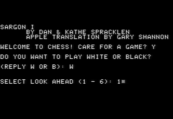 Sargon screenshot 2