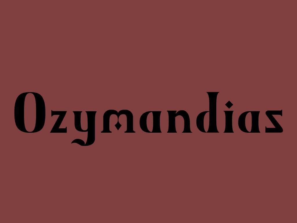 Ozymandias (CatsBecauseYeah)