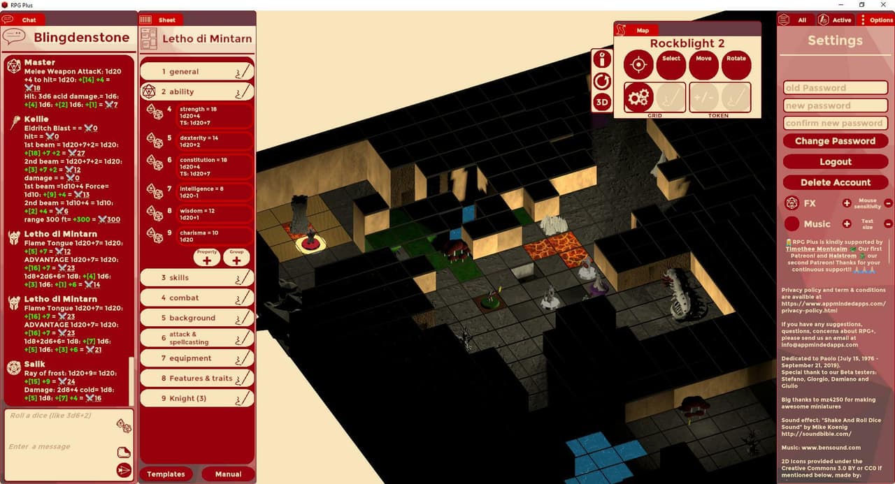 RPG Plus - Desktop & Mobile Tabletop Roleplaying screenshot 2