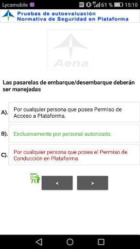 PCP TEST AENA 2018 screenshot 4