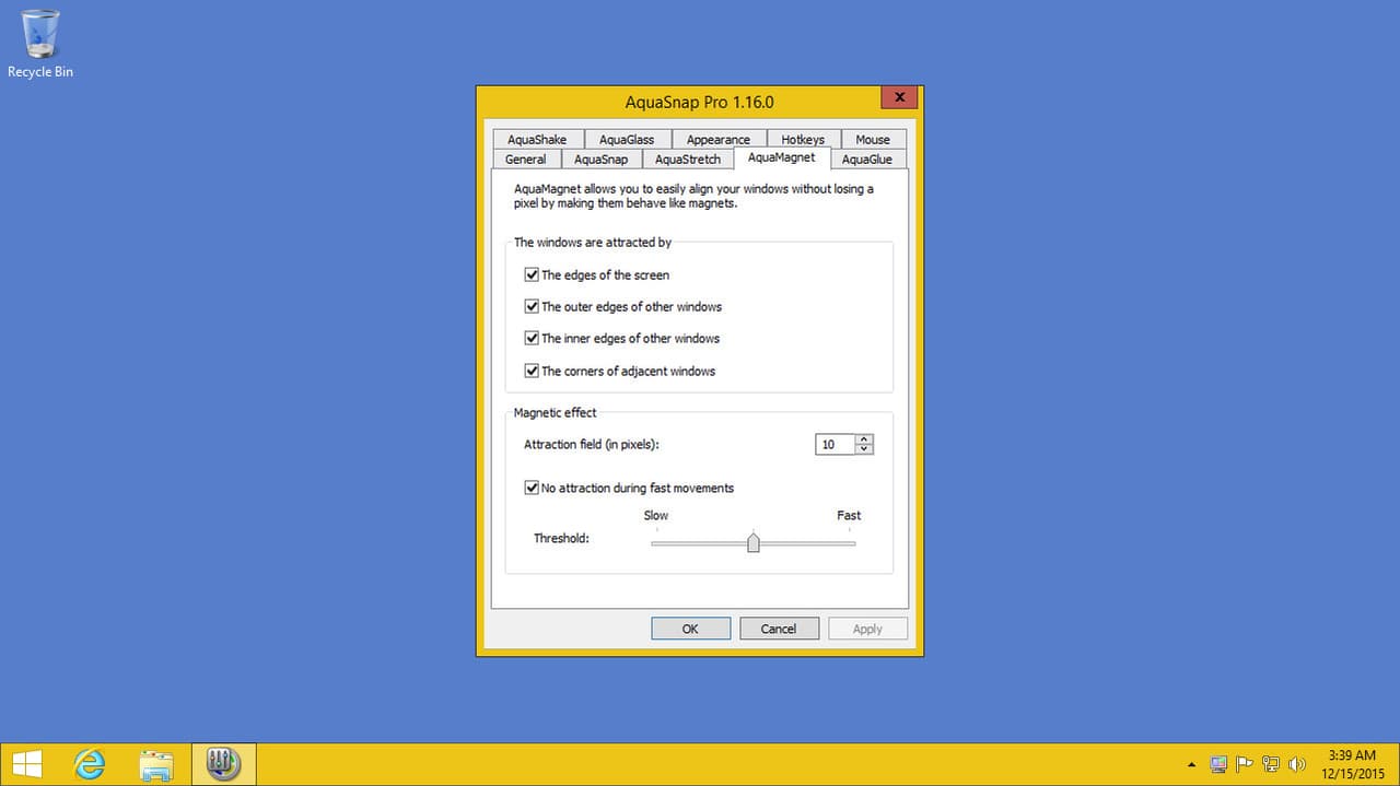 AquaSnap Window Manager screenshot 5