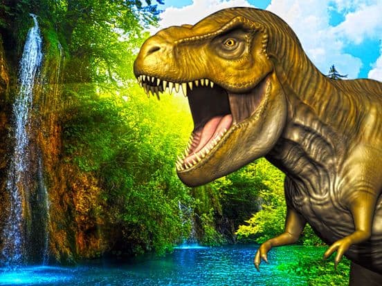 Wild T-Rax the Dino Simulator N Forest Hungry Rivals screenshot 2
