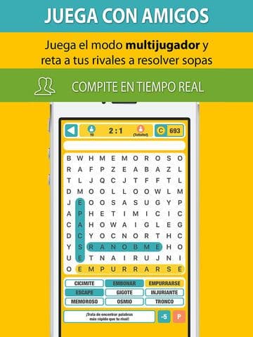 Cruzaditas - Sopas de Letras Multijugador screenshot 4