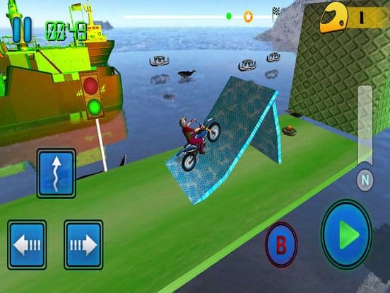 Mini Water Track Tricky Bike-s screenshot 2