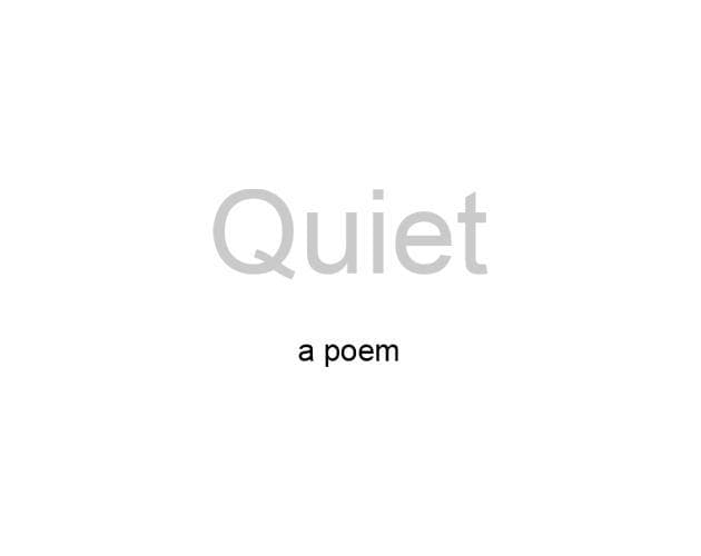 Quiet (itch) (gavm)