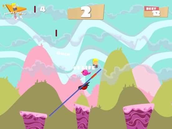 Trump the Jumpy President - Pole Vault Edition screenshot 3
