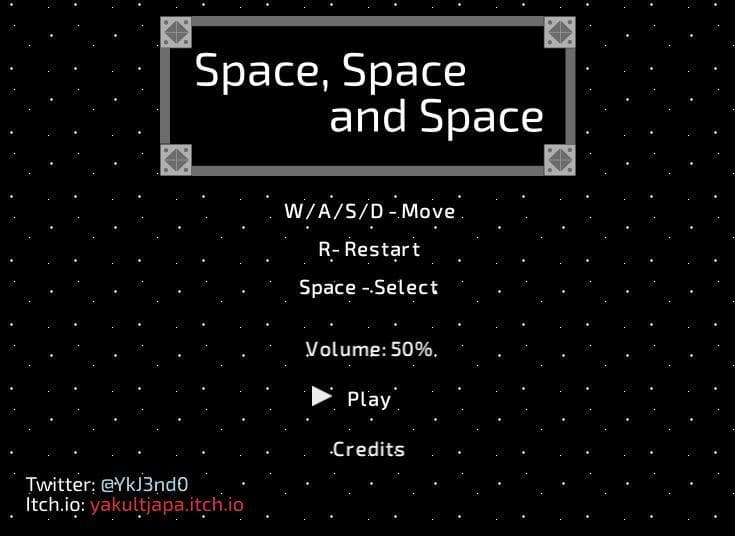 Space, Space and Space