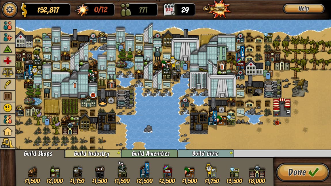 BoomTown! Deluxe screenshot 2