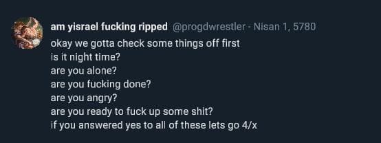 am yisrael fucking ripped screenshot 2