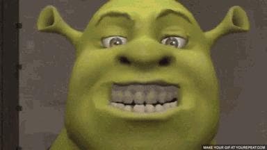 Run away from Shrek