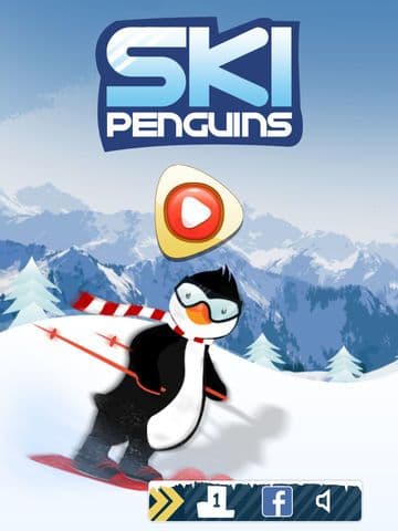 Penguin Ski - frozen penguin screenshot 2