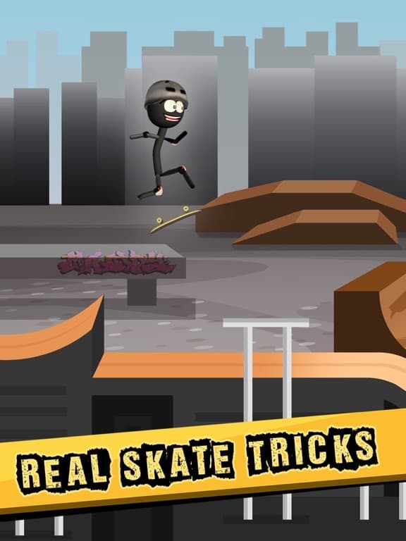 Stickman Big Air Skateboarding screenshot 3