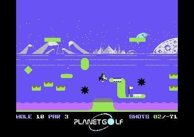 Planet Golf (C64) screenshot 5