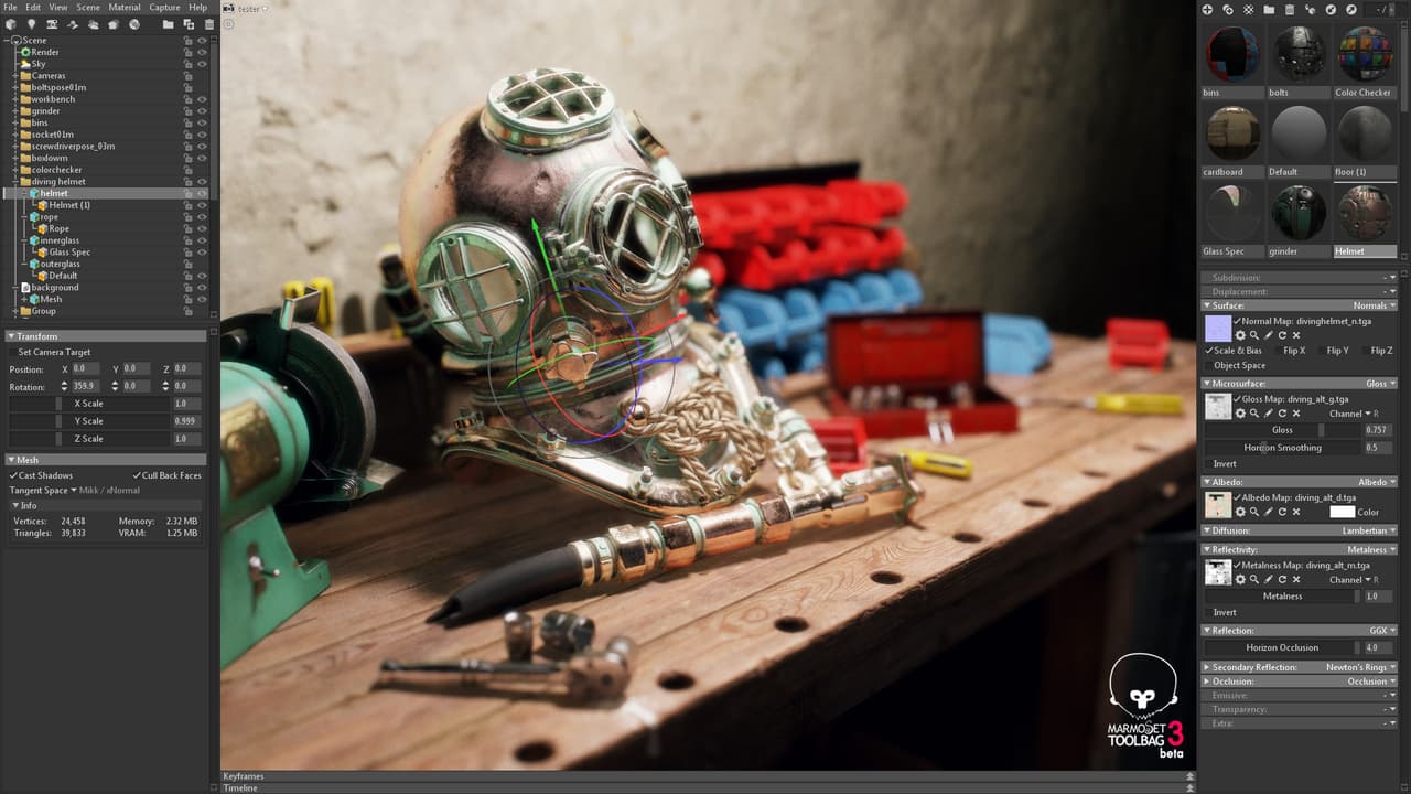 Marmoset Toolbag 3 screenshot 6
